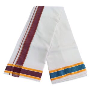 Double Mokku Special Cotton White Dhoti