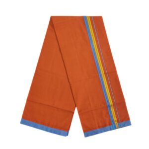 Kavi Color Fancy Border Cotton Lungi/Dhoti