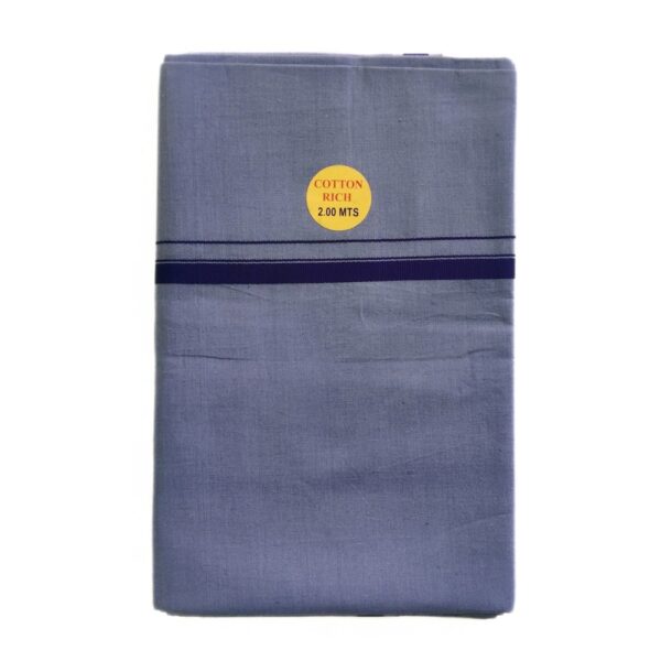 Grey Color Pure Cotton Dhoti/Lungi