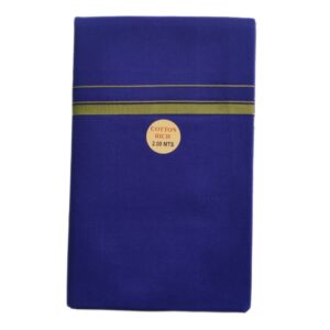 Blue Color Pure Cotton Dhoti/Lungi