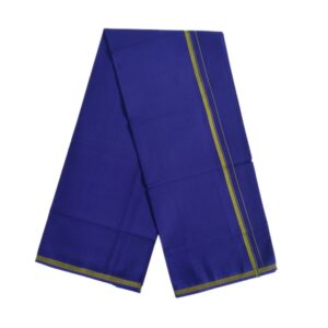 Blue Color Pure Cotton Dhoti/Lungi