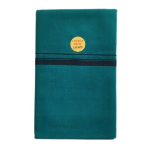 Dark Green Color Pure Cotton Dhoti/Lungi