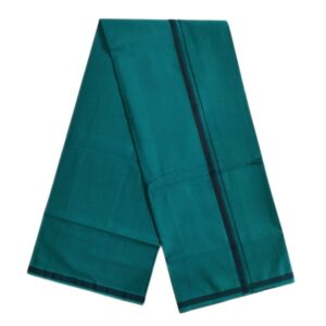 Dark Green Color Pure Cotton Dhoti/Lungi