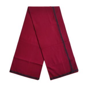 Maroon Color Pure Cotton Dhoti/Lungi