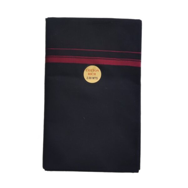 Black Color Pure Cotton Dhoti/Lungi