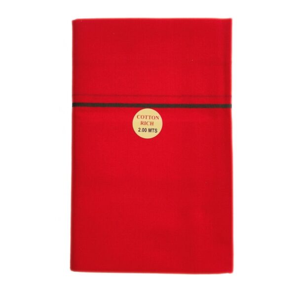 Red Color Line Border Cotton Dhoti/Lungi