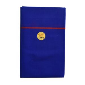 Blue Color Line Border Cotton Dhoti/Lungi