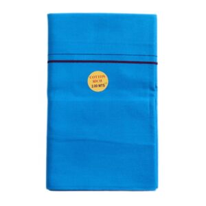 Anandha Blue Color Line Border Cotton Dhoti/Lungi