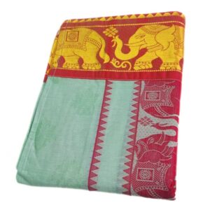 Readymade Velcro Dhoti With Big Border