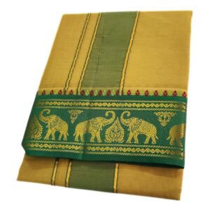 Khakki Color Pure Cotton Dhoti