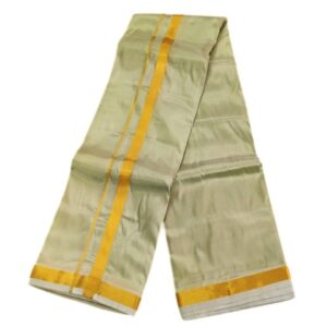 Pista Green Color Art Silk Zari Dhoti