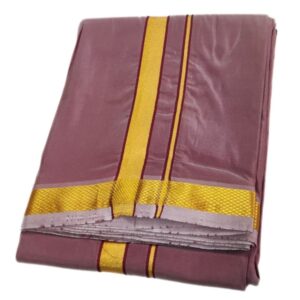Maroon Color Art Silk Zari Dhoti