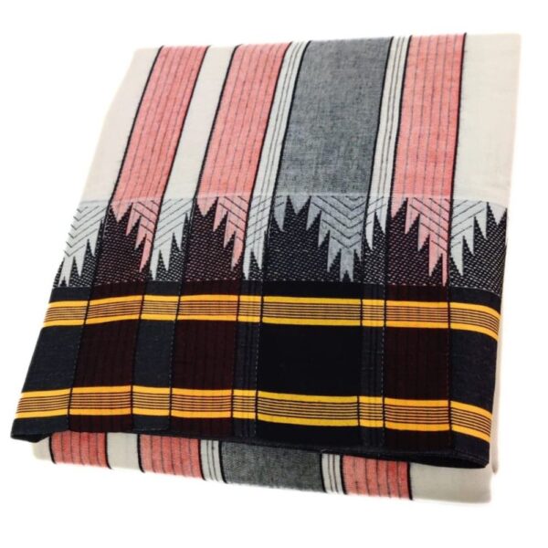 Black Seer Border Thalampoo Cotton Dhoti