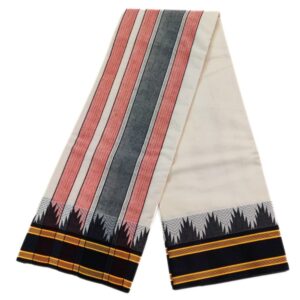 Black Seer Border Thalampoo Cotton Dhoti