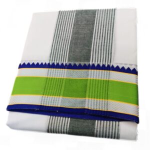 Mokku Pate Vaishnava White Dhoti
