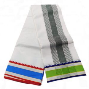 Mokku Pate Vaishnava White Dhoti