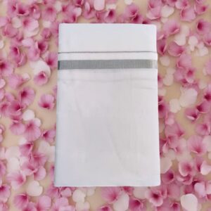 Rich Cotton Silver Zari Border White Dhoti