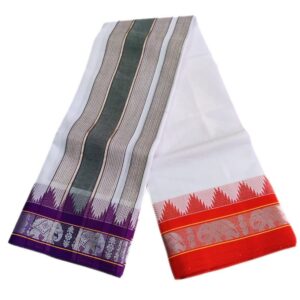 Elephant Tower Jacquard Special Zari Dhoti