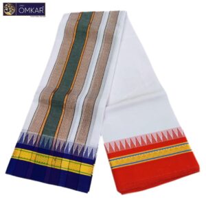 Tower Border With Special Mundhi Vaishnava Dhoti