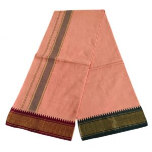 Light Kavi Color Mayilkan Dhoti