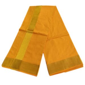 Golden Mango Color Zarigai Dhoti