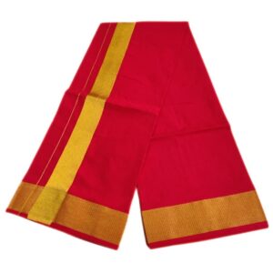 Red Color Zarigai Dhoti