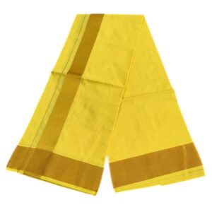 Yellow Color Zarigai Dhoti