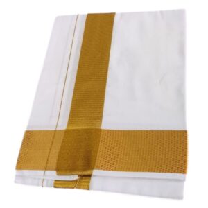 White Color Zarigai Dhoti