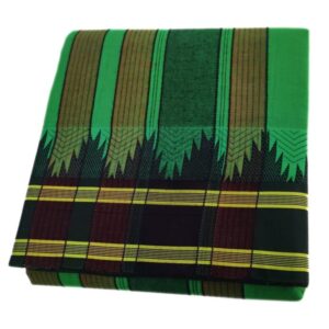 Vaishnava Thalampoo Cotton Dhoti Towel Set