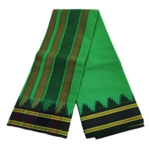 Vaishnava Thalampoo Cotton Dhoti Towel Set