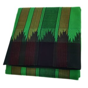 Vaishnava Thalampoo Cotton Dhoti Towel Set