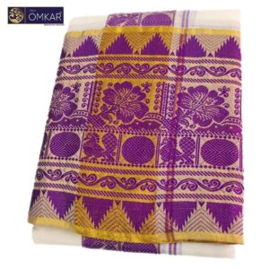 11 Inch Special Border Self Desgined Border Premium Dhoti 9×5