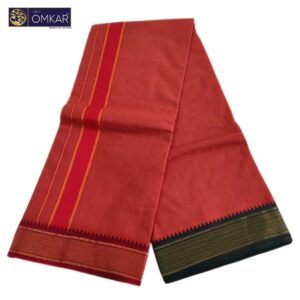Kavi Color Mayilkan Border Dhoti 9×5