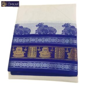 Nandhi Lingam Designed Pure Cotton Dhoti 9×5