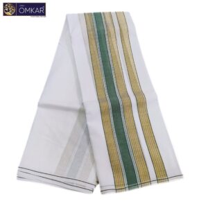 Small Border White Namadhari Cotton Dhoti