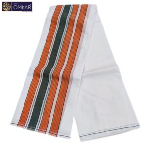 Small Border White Namadhari Cotton Dhoti (Copy)