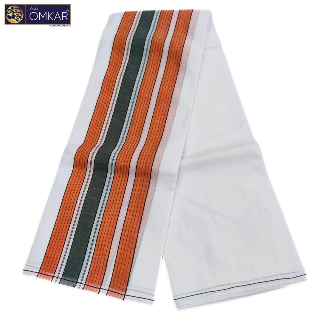 Small Border White Namadhari Cotton Dhoti (Copy) - Image 2