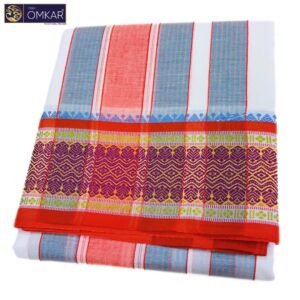 Pate Special Kanchi Mundhi White Dhoti
