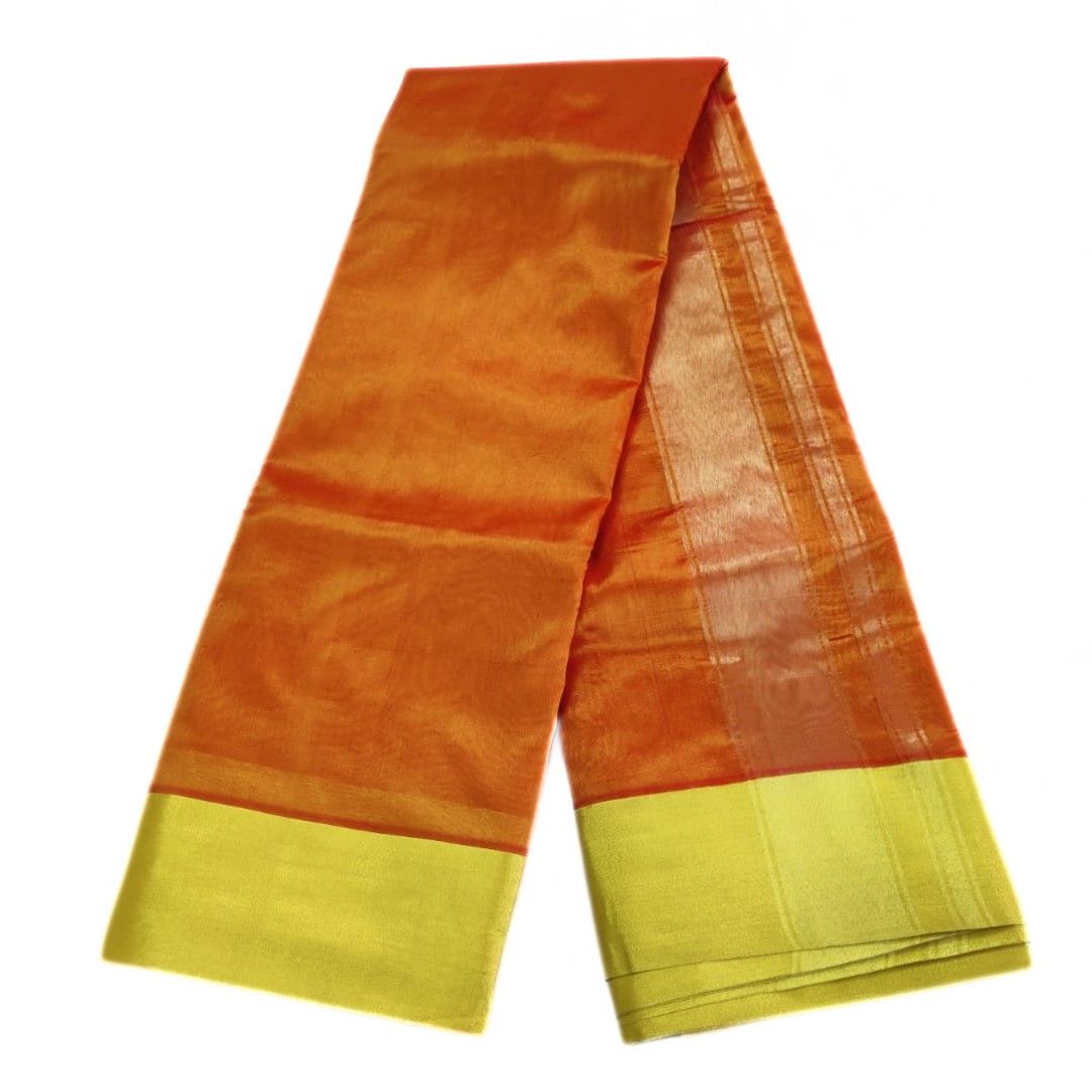 Kavi Color Zarigai Border Soft Silk Dhoti - Image 2
