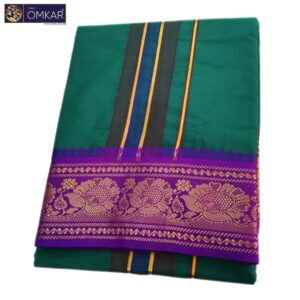 Green Color Premium Soft Cotton Dhotis