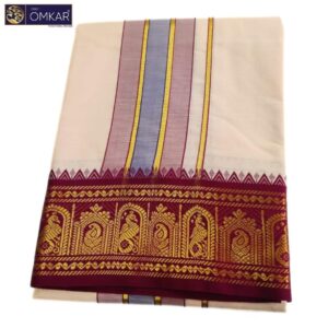 Tusser Color Premium Soft Cotton Dhotis