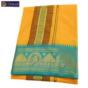 Gold Color Premium Soft Cotton Dhotis