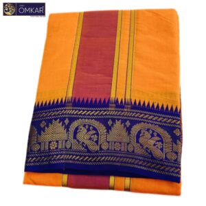 Mango Color Premium Soft Cotton Dhotis