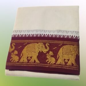 Double Border Design Best Quality Dhotis