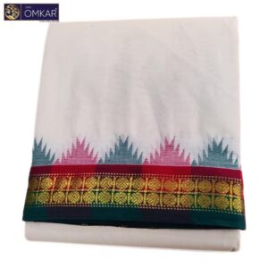 2 Inch Temple Border Kanchi Cotton Dhotis