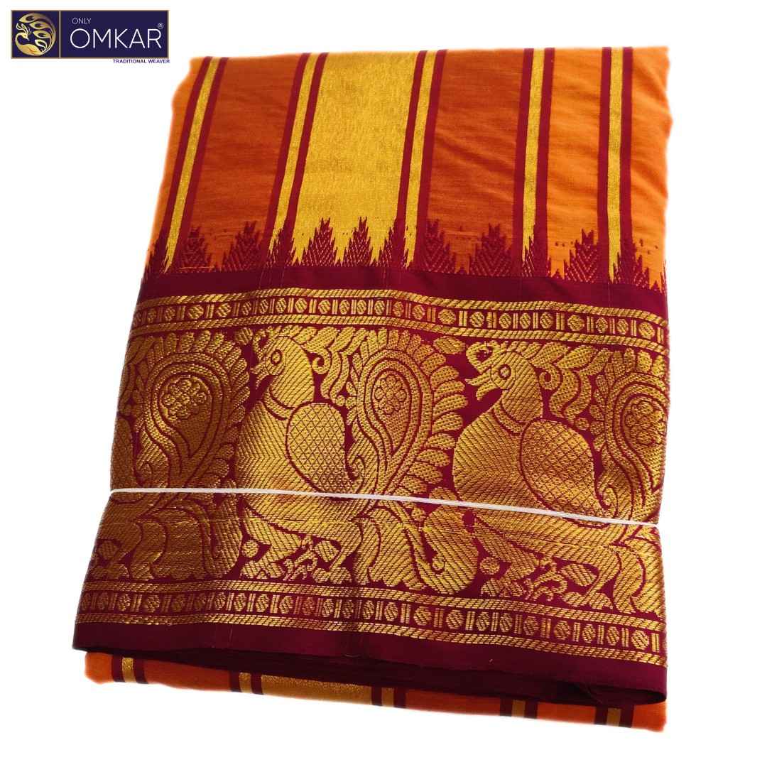 Kavi Color Premium Jacquard Color Dhotis