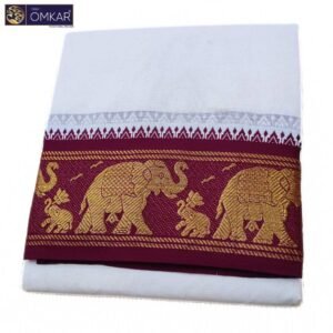 Double Border Design Best Quality Dhotis