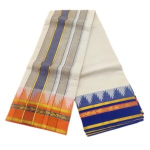 Special Vaishnava Pate Thalampoo Kanchi Cotton Dhoti