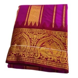 Majena Color Premium Jacquard Color Dhotis