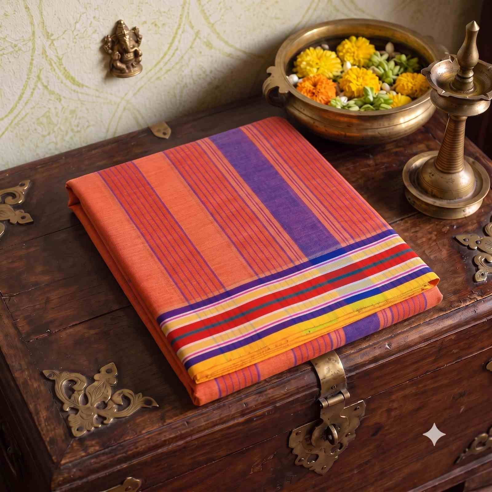 2 Inch Plain/Fancy Vaishnava Dhotis
